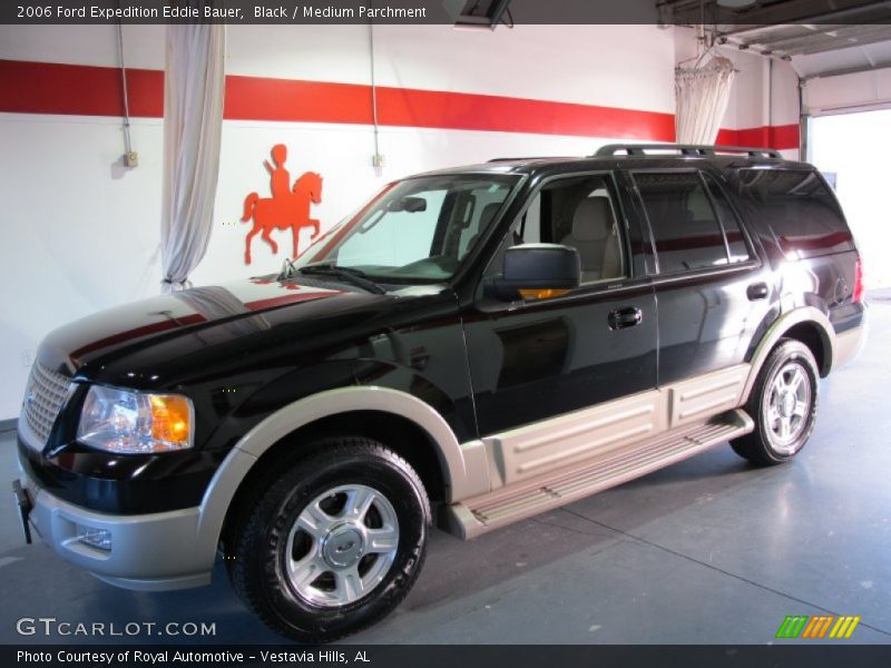 Black / Medium Parchment 2006 Ford Expedition Eddie Bauer