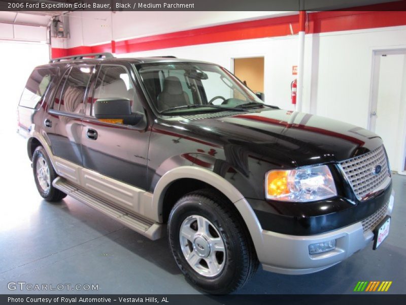 Black / Medium Parchment 2006 Ford Expedition Eddie Bauer