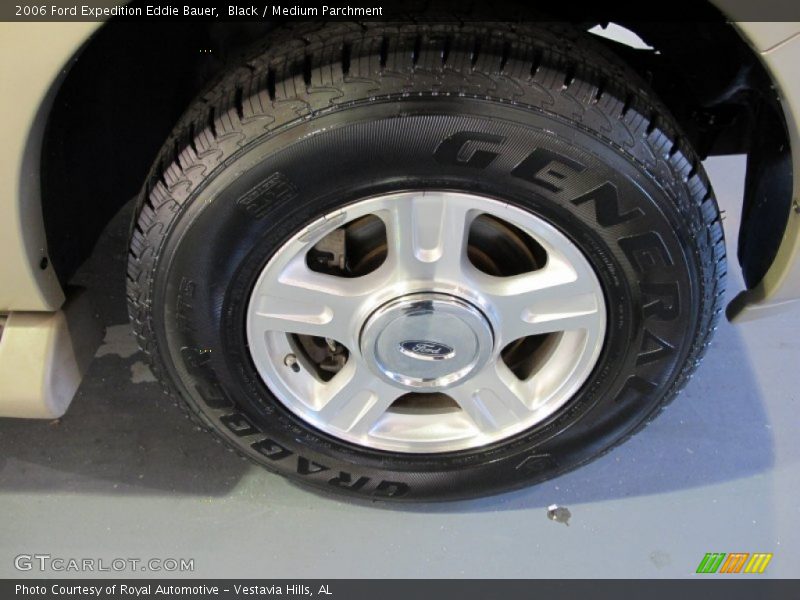 Black / Medium Parchment 2006 Ford Expedition Eddie Bauer