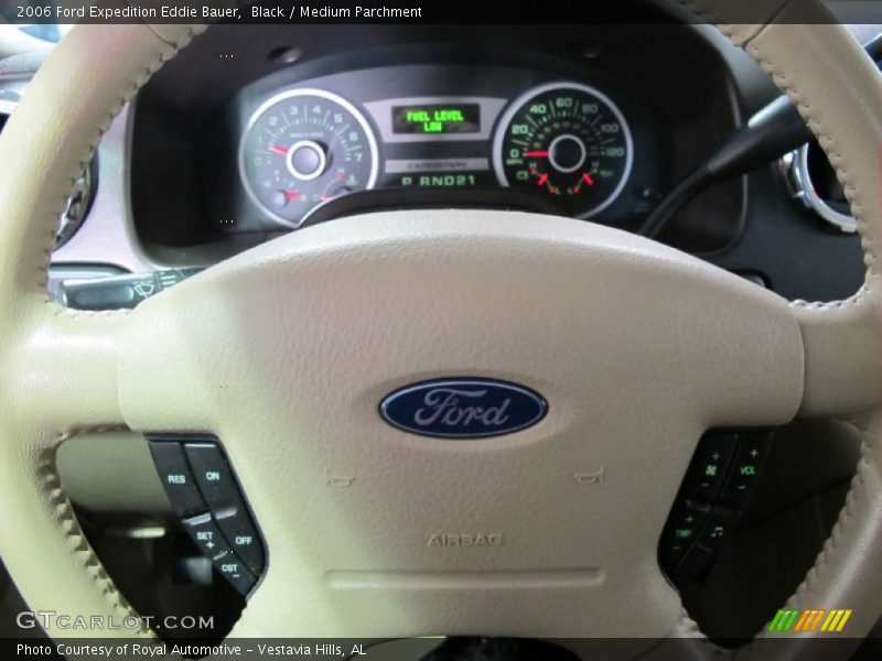 Black / Medium Parchment 2006 Ford Expedition Eddie Bauer