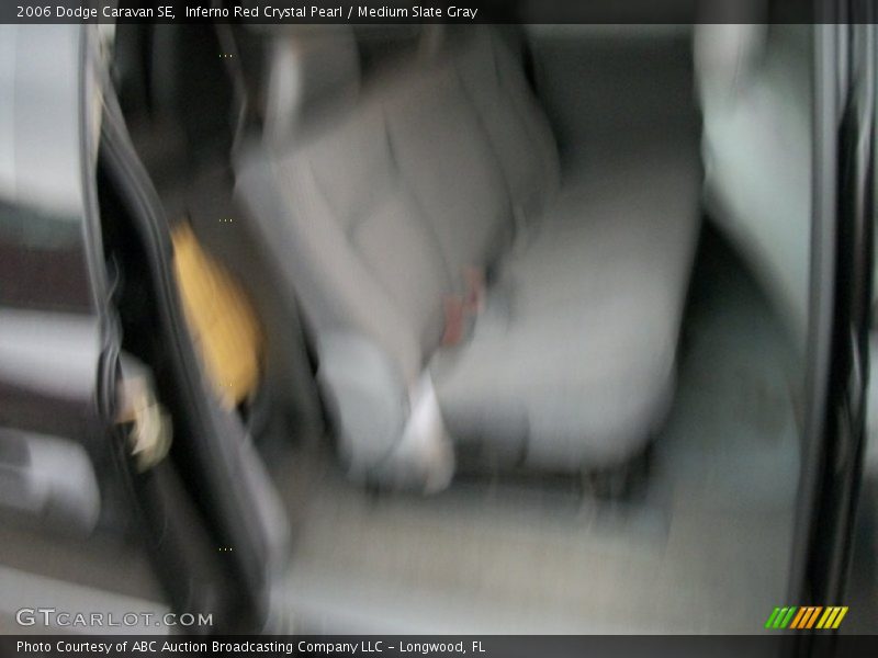 Inferno Red Crystal Pearl / Medium Slate Gray 2006 Dodge Caravan SE