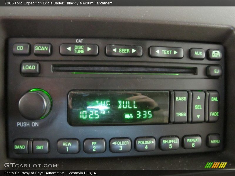 Black / Medium Parchment 2006 Ford Expedition Eddie Bauer