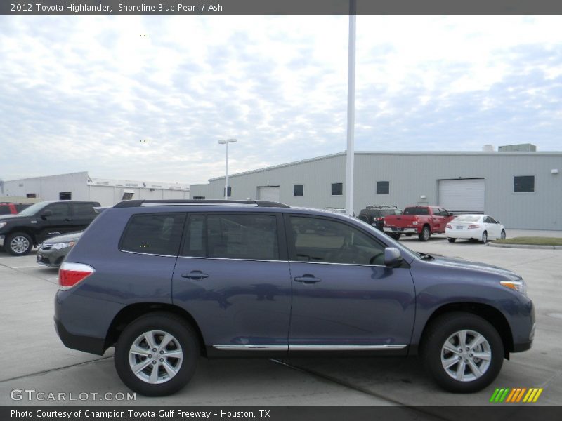 Shoreline Blue Pearl / Ash 2012 Toyota Highlander
