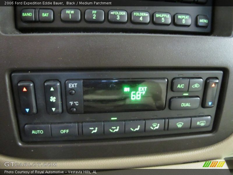 Black / Medium Parchment 2006 Ford Expedition Eddie Bauer