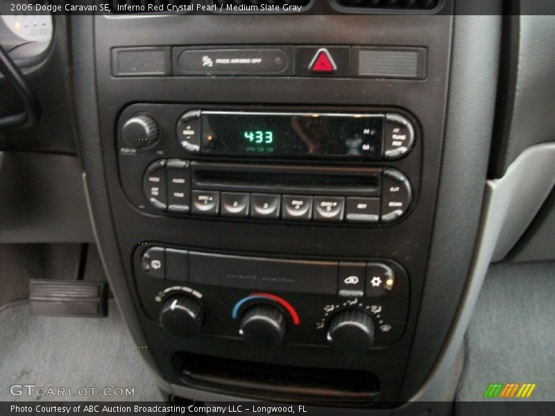 Inferno Red Crystal Pearl / Medium Slate Gray 2006 Dodge Caravan SE