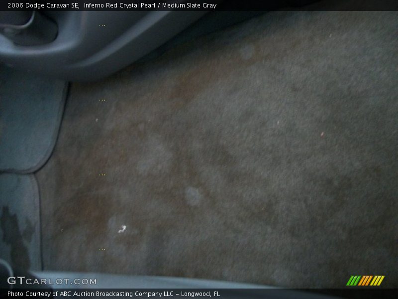Inferno Red Crystal Pearl / Medium Slate Gray 2006 Dodge Caravan SE