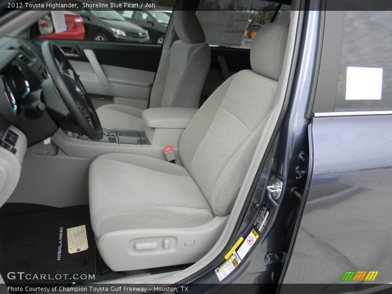 Shoreline Blue Pearl / Ash 2012 Toyota Highlander