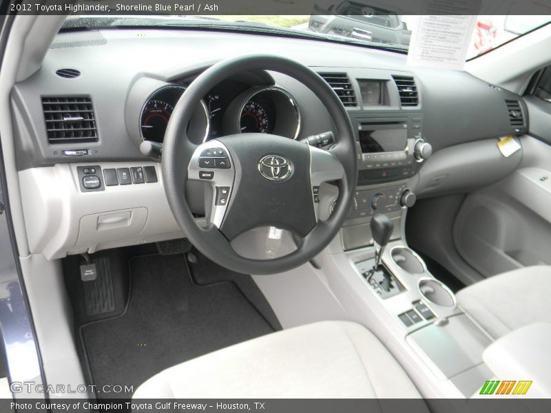 Shoreline Blue Pearl / Ash 2012 Toyota Highlander
