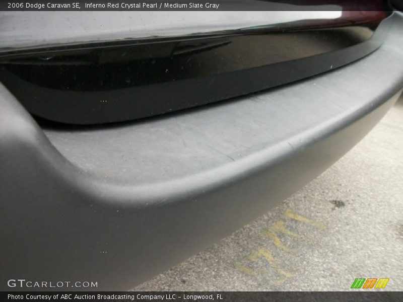 Inferno Red Crystal Pearl / Medium Slate Gray 2006 Dodge Caravan SE