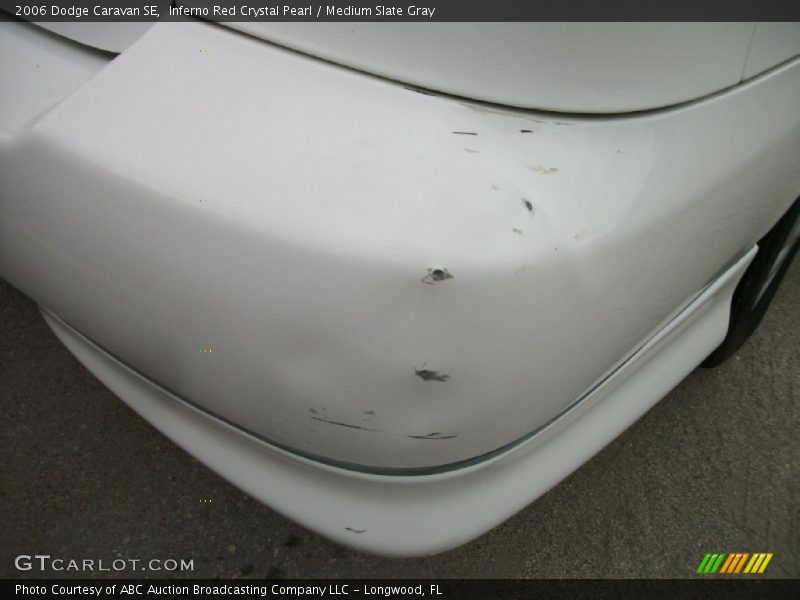 Inferno Red Crystal Pearl / Medium Slate Gray 2006 Dodge Caravan SE