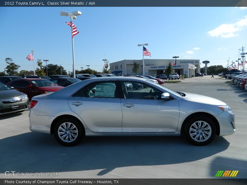 Classic Silver Metallic / Ash 2012 Toyota Camry L