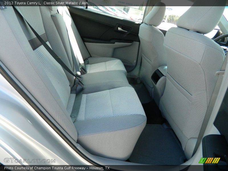 Classic Silver Metallic / Ash 2012 Toyota Camry L