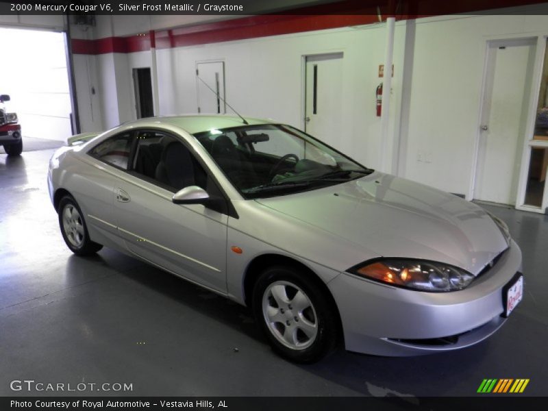 Silver Frost Metallic / Graystone 2000 Mercury Cougar V6