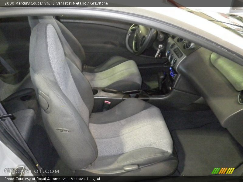 Silver Frost Metallic / Graystone 2000 Mercury Cougar V6