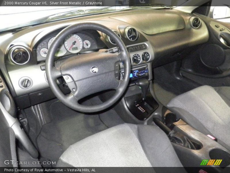 Silver Frost Metallic / Graystone 2000 Mercury Cougar V6