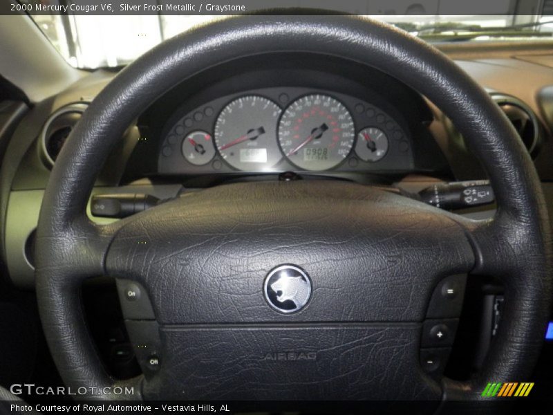 Silver Frost Metallic / Graystone 2000 Mercury Cougar V6