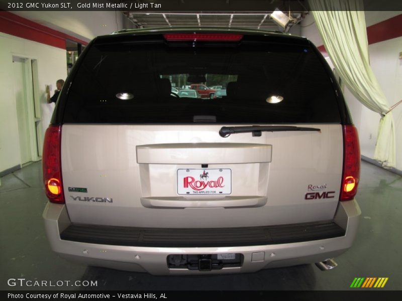 Gold Mist Metallic / Light Tan 2012 GMC Yukon SLT