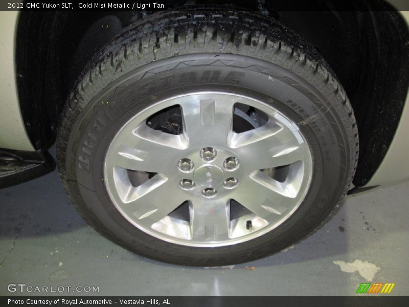 Gold Mist Metallic / Light Tan 2012 GMC Yukon SLT