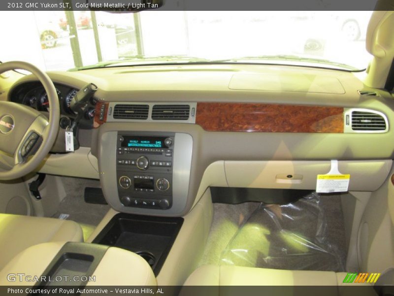 Gold Mist Metallic / Light Tan 2012 GMC Yukon SLT