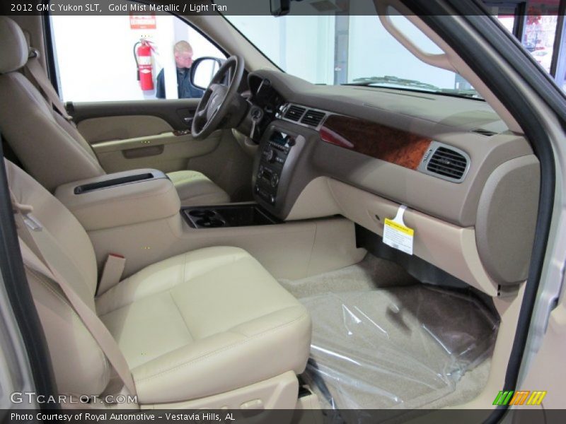 Gold Mist Metallic / Light Tan 2012 GMC Yukon SLT