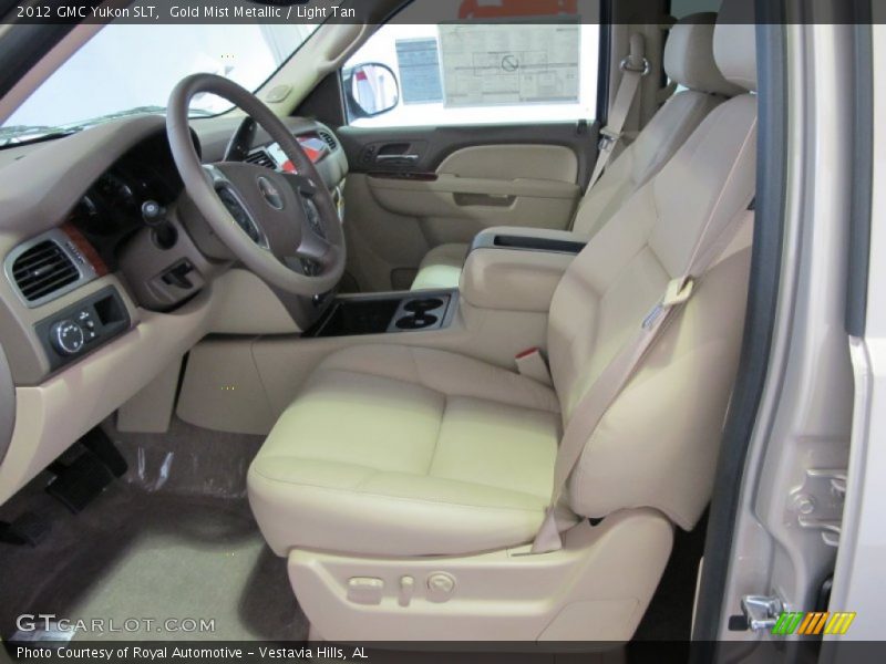 Gold Mist Metallic / Light Tan 2012 GMC Yukon SLT
