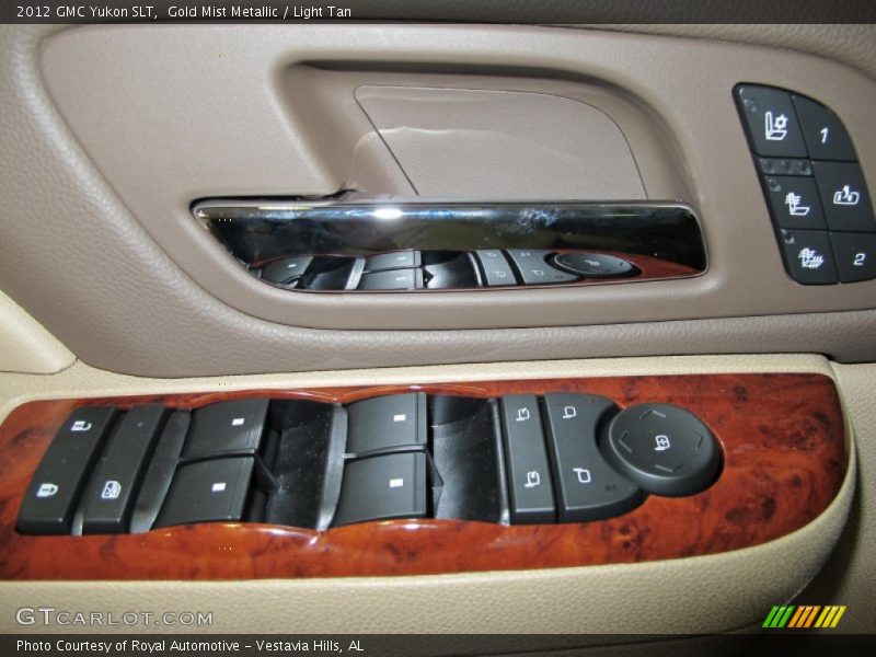 Gold Mist Metallic / Light Tan 2012 GMC Yukon SLT