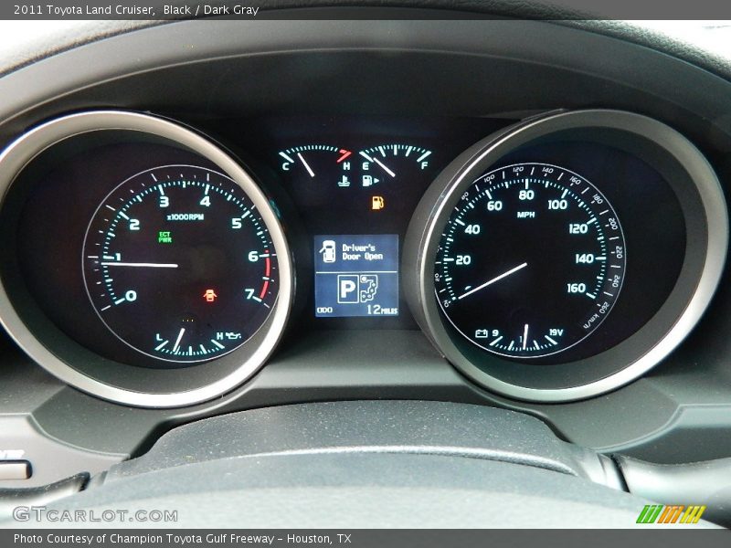Black / Dark Gray 2011 Toyota Land Cruiser