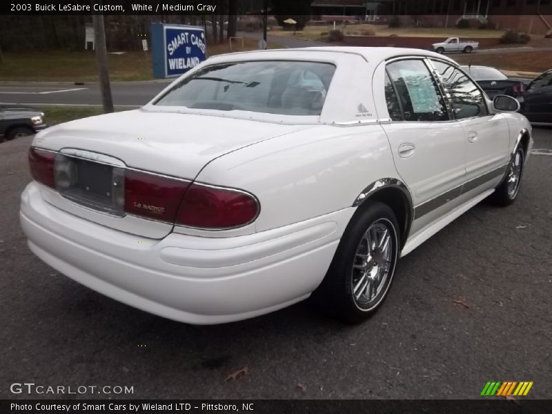 White / Medium Gray 2003 Buick LeSabre Custom