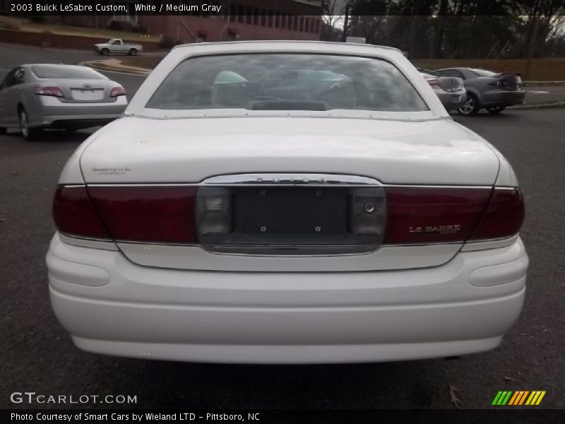 White / Medium Gray 2003 Buick LeSabre Custom