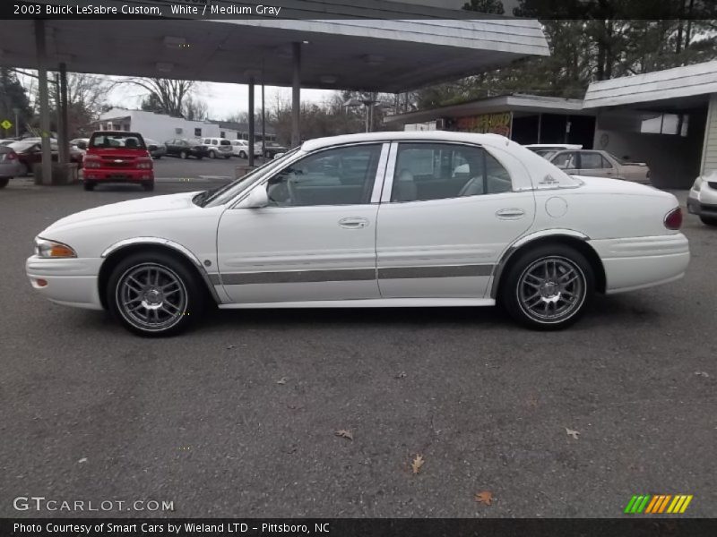 White / Medium Gray 2003 Buick LeSabre Custom