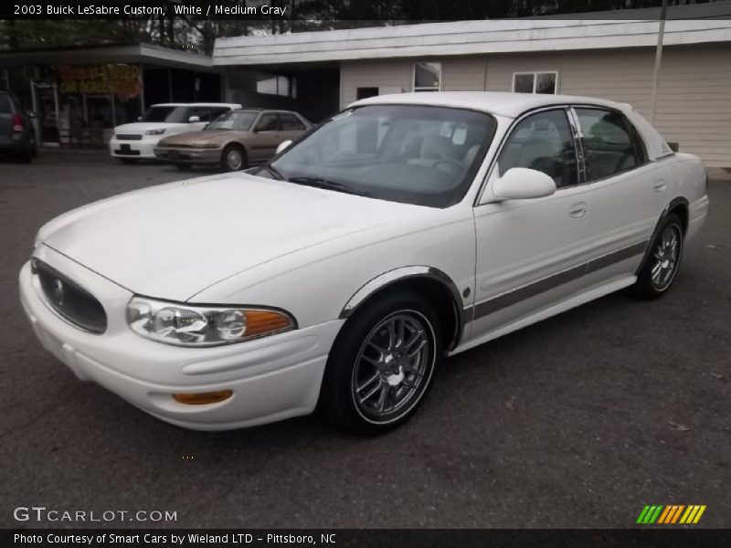 White / Medium Gray 2003 Buick LeSabre Custom