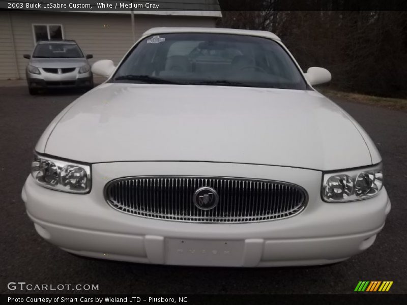 White / Medium Gray 2003 Buick LeSabre Custom