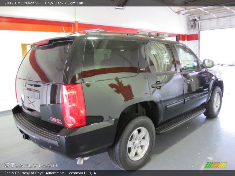 Onyx Black / Light Tan 2012 GMC Yukon SLT