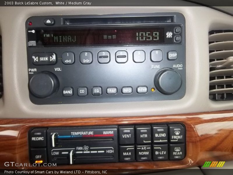 White / Medium Gray 2003 Buick LeSabre Custom