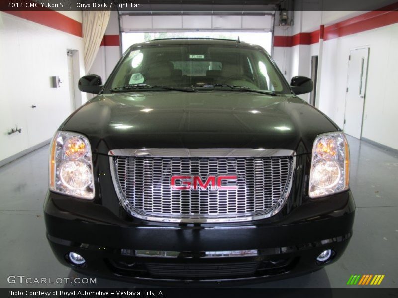 Onyx Black / Light Tan 2012 GMC Yukon SLT