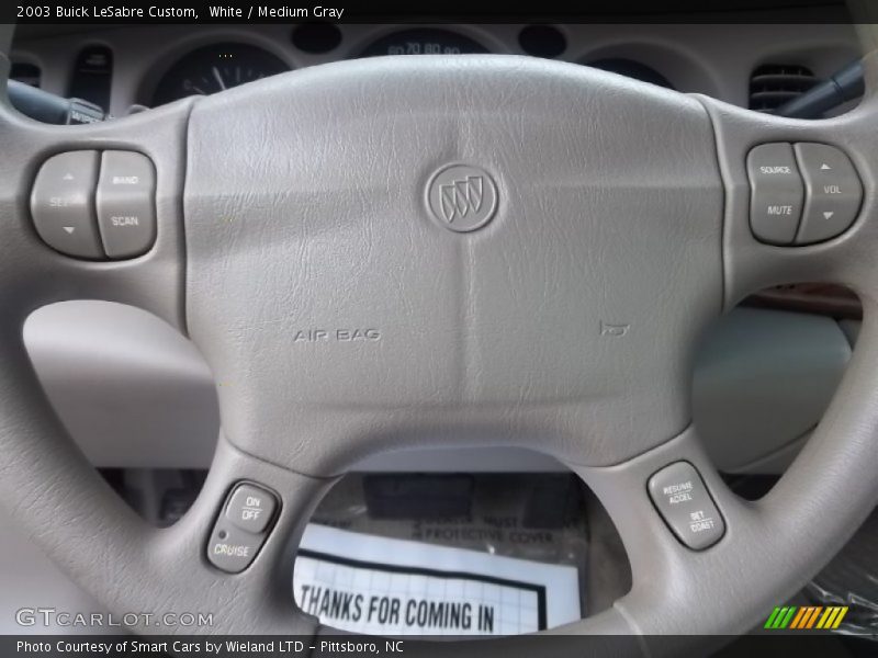 White / Medium Gray 2003 Buick LeSabre Custom