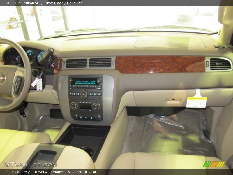 Onyx Black / Light Tan 2012 GMC Yukon SLT