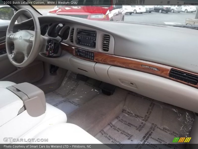 White / Medium Gray 2003 Buick LeSabre Custom