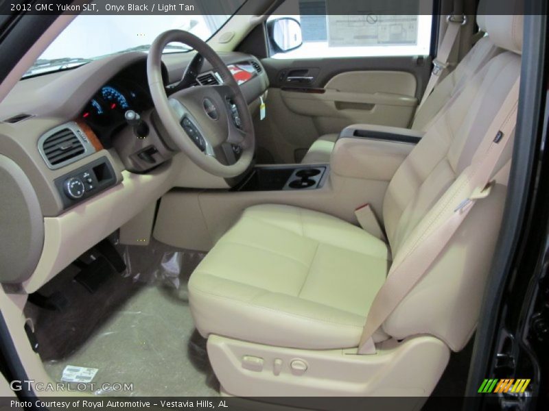 Onyx Black / Light Tan 2012 GMC Yukon SLT