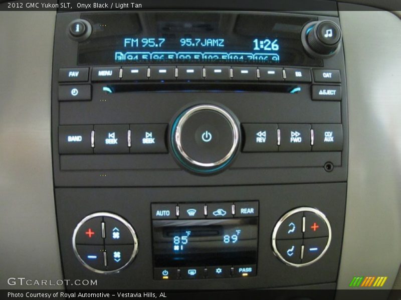 Onyx Black / Light Tan 2012 GMC Yukon SLT