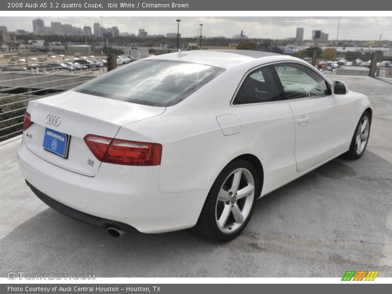 Ibis White / Cinnamon Brown 2008 Audi A5 3.2 quattro Coupe