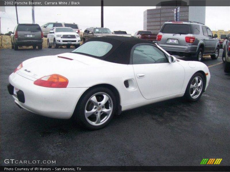 Carrara White / Black 2002 Porsche Boxster