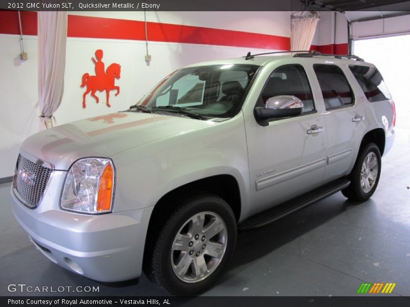 Quicksilver Metallic / Ebony 2012 GMC Yukon SLT