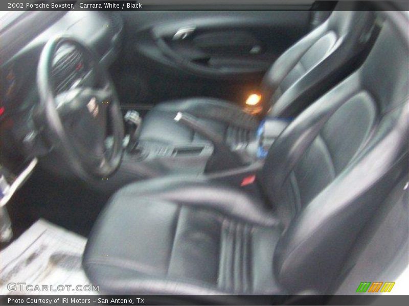 Carrara White / Black 2002 Porsche Boxster