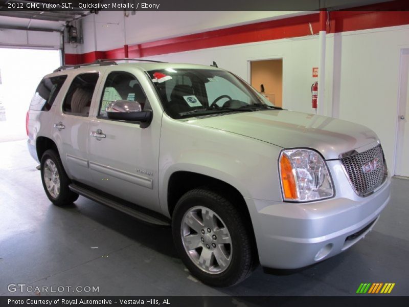 Quicksilver Metallic / Ebony 2012 GMC Yukon SLT