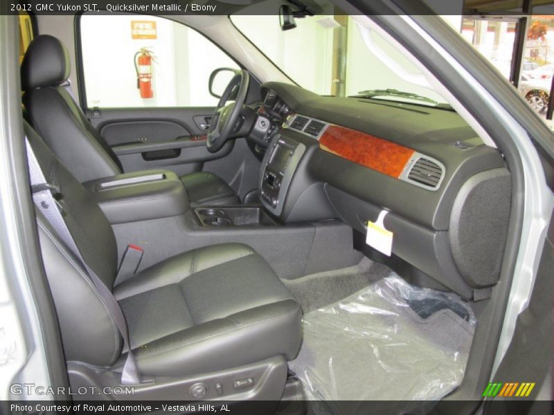 Quicksilver Metallic / Ebony 2012 GMC Yukon SLT