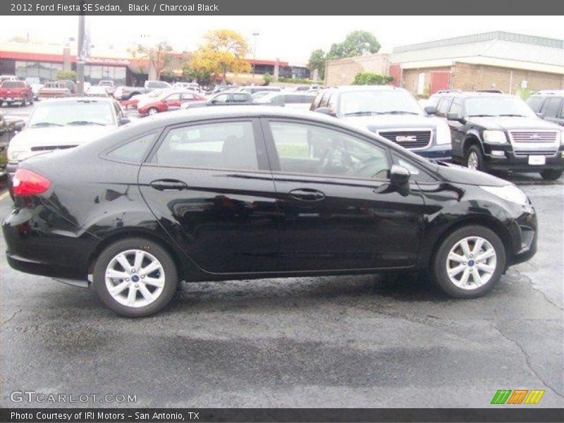 Black / Charcoal Black 2012 Ford Fiesta SE Sedan