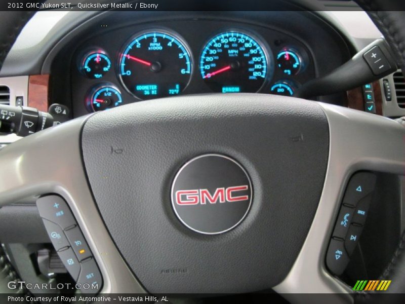 Quicksilver Metallic / Ebony 2012 GMC Yukon SLT