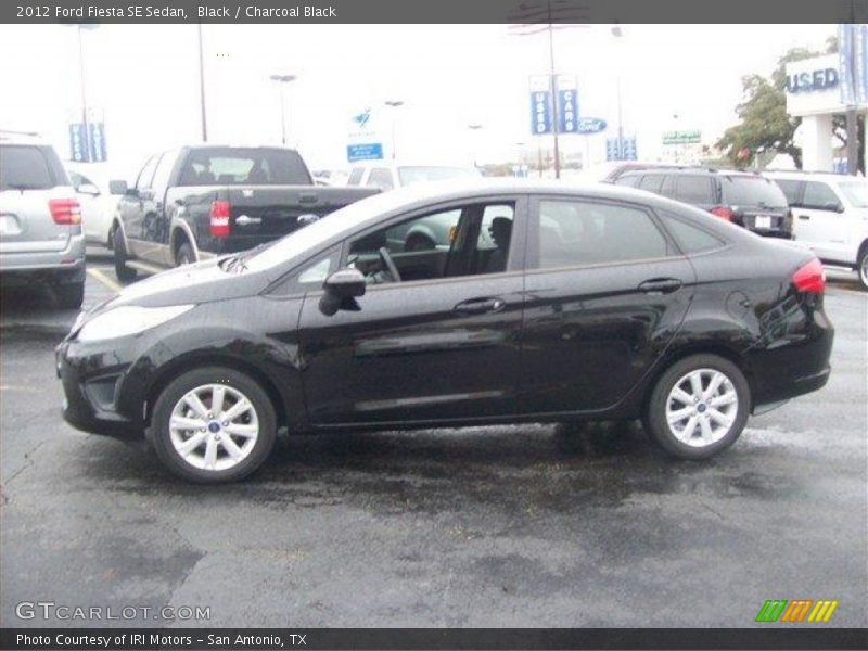 Black / Charcoal Black 2012 Ford Fiesta SE Sedan