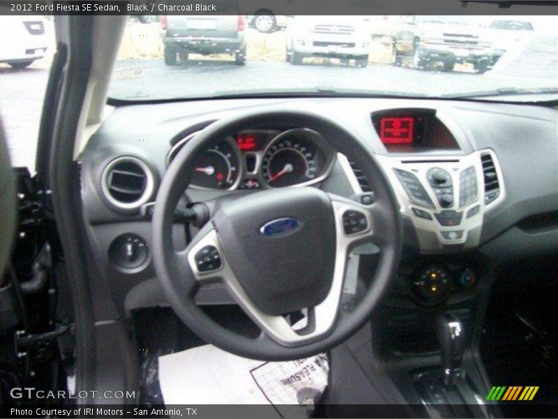 Black / Charcoal Black 2012 Ford Fiesta SE Sedan